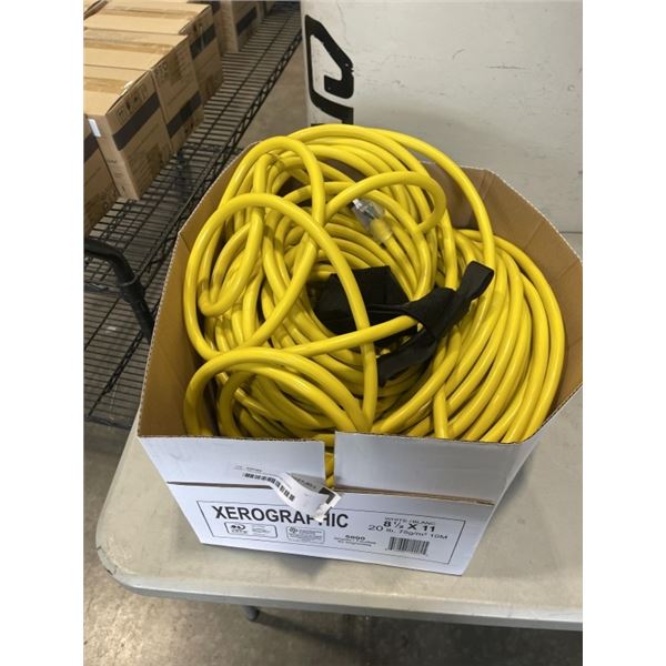 200FT YELLOW EXTENSION CORD. 10AWG/3C