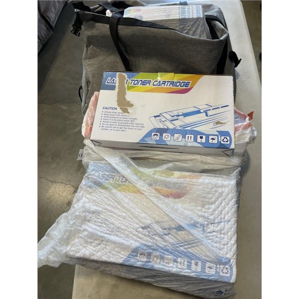 LARGE LOT OF ASSORTED TONER CARTRIDGES