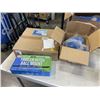 Image 1 : BETTER BOAT SLIP RING ANCHOR, TRAILER HITCH BALL MOUNT AND BLUE-COATED TRIFLUKE RIVER ANCHOR