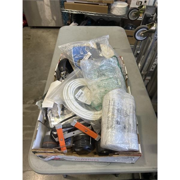 ASSORTED FLASHLIGHTS, TOOLS AND SHOP SUPPLY