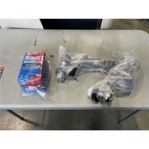 2 BETTER BOAT 2" BALL HITCHES AND BETTER BOAT BUNGEE ANCHOR LINE