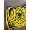 Image 3 : APPROX 100 FOOT YELLOW EXTENSION CORD 12AWG