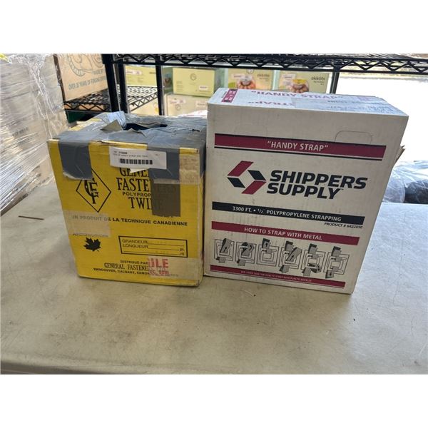BOX OF HANDY STRAP AND TWIN