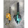 Image 1 : POULAN PRO ELECTRIC CHAUINSAW AND GAS WEEDEATER BLOWER VAC