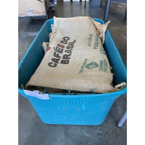 23 BURLAP SACKS