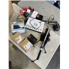 Image 1 : ASSORTED HOUSEHOLD AND ELECTRONICS INCLUDING VINTAGE BROWNIE CAMERAS, FOLDING FISHING NET ETC
