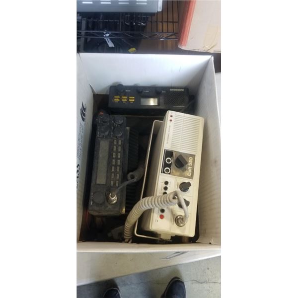 3 CB RADIOS, INLCUDING MARINE RADIO