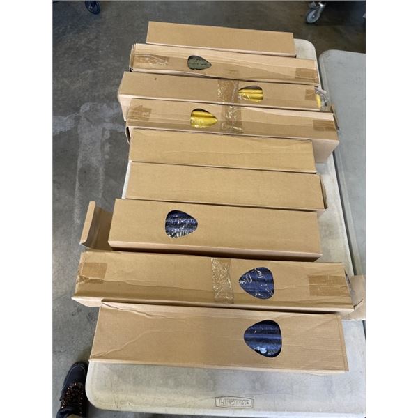 LARGE LOT OF NEW WOODEN AND FABRIC UMBRELLA LOOK  FINNIALS