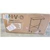 Image 1 : VIVO BLACK ADJUSTABLE PC CART WITH STORAGE