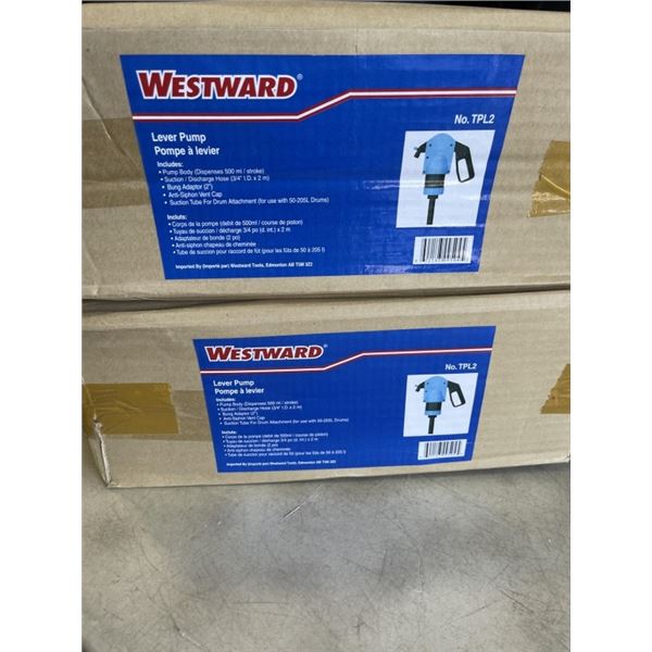 2 WESTWARD LEVER PUMPS