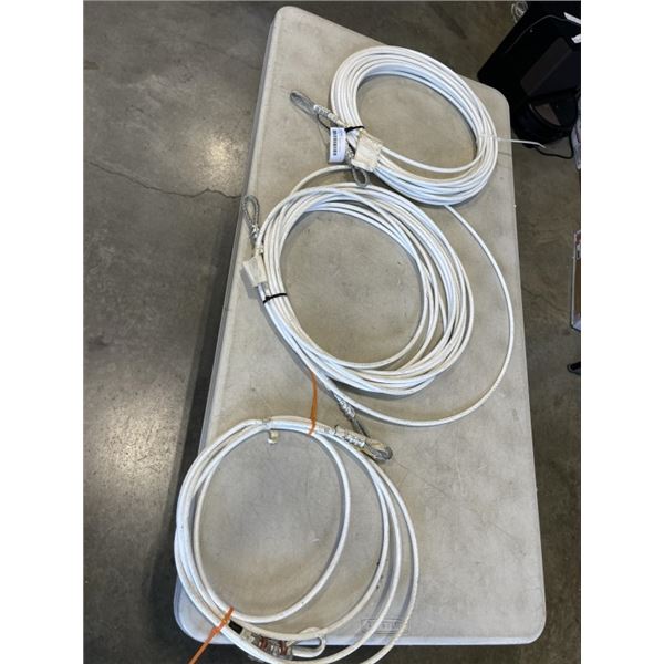 3 BUNDLES OF SECURITY CABLES