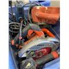 Image 2 : 2 TOTE OF VARIOUS TOOLS, TOOL BOX, VACUUM, ETC