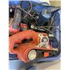 Image 3 : 2 TOTE OF VARIOUS TOOLS, TOOL BOX, VACUUM, ETC