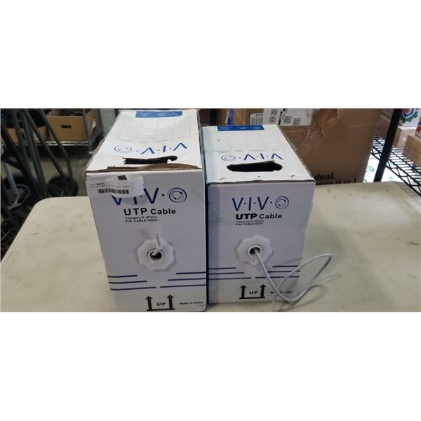 VIVO UPT CABLE CAT 6 4 PAIRS. APPROX 750 FEET