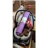 Image 1 : SAFETY FIRST BABY CAR SEAT WITH BASE, YOGA MAT AND TWO HANDBAGS