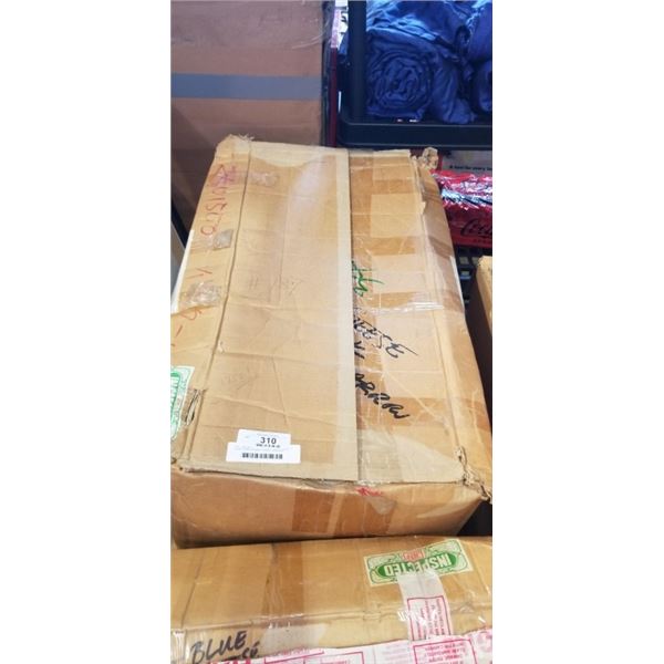 HUGE CASE OF NEW FABRIC, APPROX 100YDS PER BOX