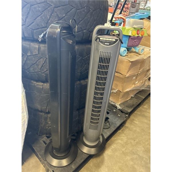 TWO SEVILLE CLASSIC TOWER FANS WORKING