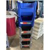 Image 1 : 4 STACKING PARTS BINS APPROX 17" x 17"
