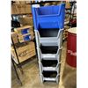 Image 1 : 4 STACKING PARTS BINS APPROX 17" x 17"