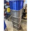 Image 4 : 4 STACKING PARTS BINS APPROX 17" x 17"