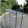 Image 4 : THREE-TIER METAL METRO STYLE ROLLING RACK