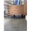 Image 5 : 3 FOUR WHEEL DOLLIES AND WOODEN BOX ON WHEELS