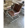 Image 2 : PATIO ROCKER AND 2 FOLDING PATIO CHAIRS