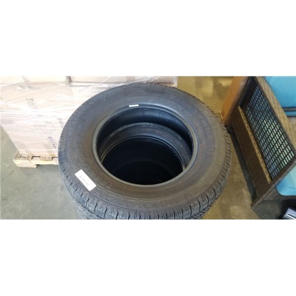 NEW SET OF 4 FIRESTONE TRANSFORCE CV 235/65/R16C TIRES, SEE PICTURES FOR TREAD DEPTH, GOOD USEABLE T