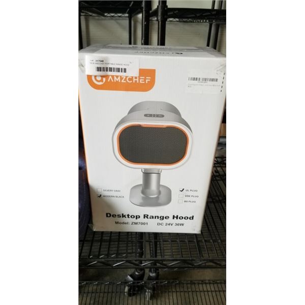 NEW AMZCHEF PORTABLE RANGE HOOD FOR INDOOR BBQ  OR RV