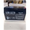 Image 2 : 2 NEW UP START SEALED LEAD-ACID BATTERIES. 12V7AH, 84WH
