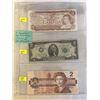 Image 1 : 3 CANADIAN/ USA $2 BILLS 1974 CANADIAN, 1976 USA, 1986 LAST YEAR OF $2