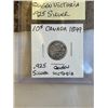 Image 1 : 1899 CANADIAN SILVER 10 CENT, QUEEN VICTORIA .925 SILVER