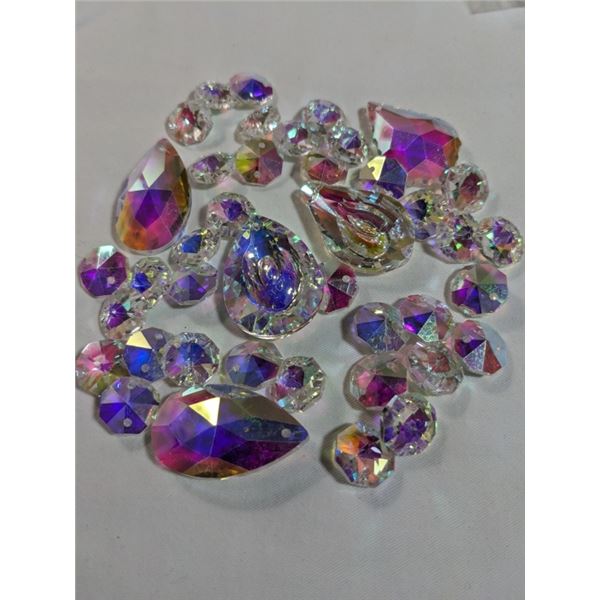 AURORA BOREALIS CRYSTAL DESIGN BEADS AND PENDANTS
