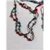 Image 3 : 2 VINTAGE TURQUOISE BRACELETS AND DOUBLE STRAND NECKLACE