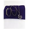 Image 1 : 925 STERLING SILVER CHAIN W/ PENDANT NECKLACE