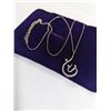 Image 2 : 925 STERLING SILVER CHAIN W/ PENDANT NECKLACE