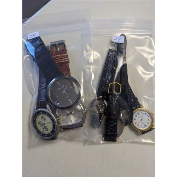 MENS AND LADIES WRIST WATCHES - BATTERIES REQUIRED
