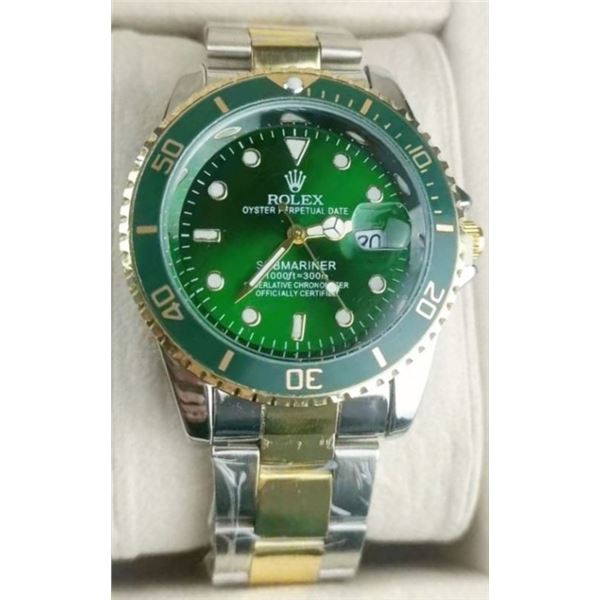ROLEX SUBMARINER GREEN DIAL, GREEN BEZEL - UNAUTHENTIC