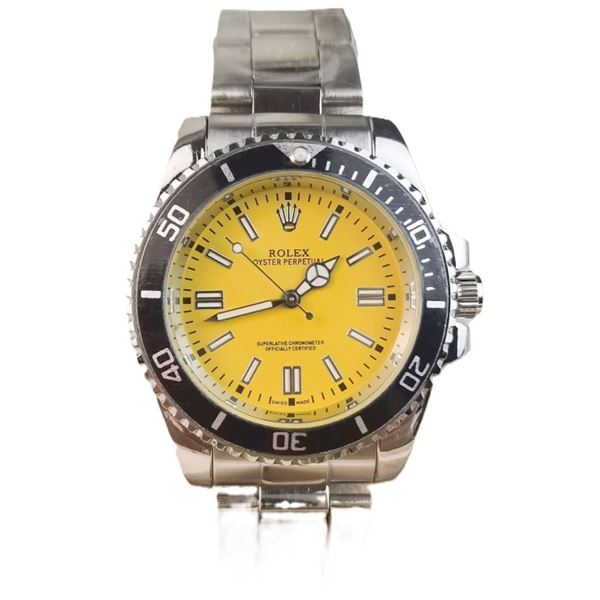 ROLEX SUBMARINER YELLOW DIAL, BLACK BEZEL - UNAUTHENTIC
