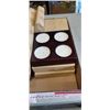 Image 4 : 2 TRAYS OF NEW CANDLELIGHT HOLDERS WITH TEA LIGHTS