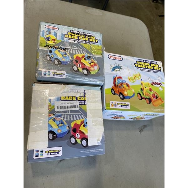 3 KID CAR SETS