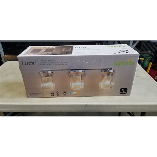 LIGHTICA LUCA 3 LIGHT VANITY BAR