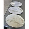 Image 1 : 3 HEAVENLY SERVING PLATTERS - RETAIL $50 EACH