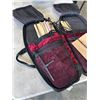 Image 2 : APPROX 20 DRUM STICKS INSIDE "THE COFFIN CASE" SOFT MUSICAL INSTRUMENT CASE