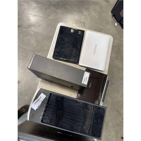 3 CPU AND 3 LAPTOPS FOR PARTS