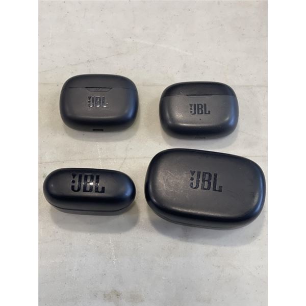 4 PAIRS OF JBL BLUETOOTH EARBUD SETS