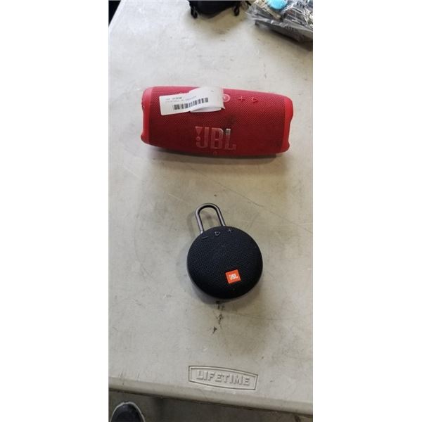 2 PORTABLE JBL SPEAKERS