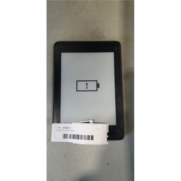 KINDLE E READER
