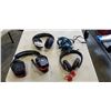 Image 1 : 4 PAIRS OF GAMING HEADPHONES