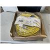 Image 1 : HEAVY DUTY 200 FOOT YELLOW LIGHTED EXTENSION CORD. 10AWG/3C